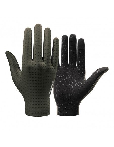 
Kvėpuojančios ilgo ilgio dviračių pirštinės, XXL dydis - žalios
