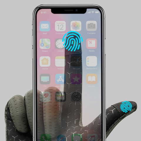 
Kvėpuojančios ilgo ilgio dviračių pirštinės, XXL dydis - žalios
