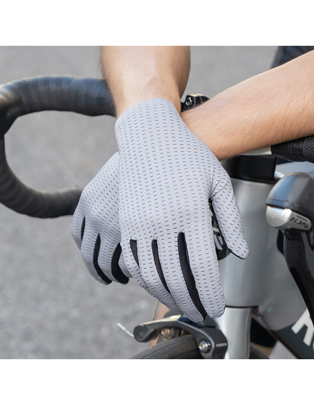 
Kvėpuojančios ilgo ilgio dviračių pirštinės, XXL dydis - žalios
