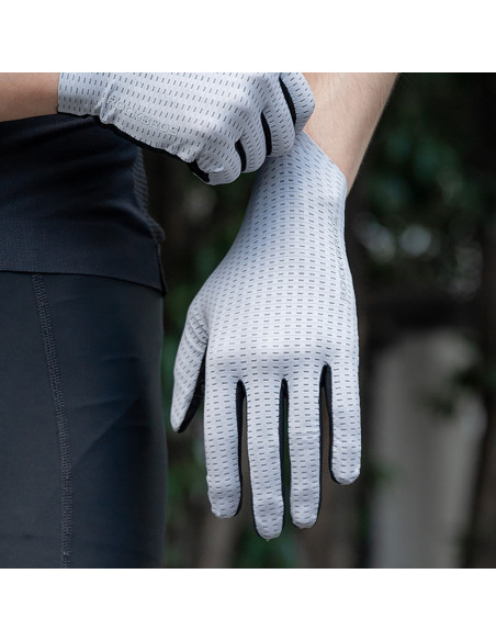 
Kvėpuojančios ilgo ilgio dviračių pirštinės, L dydžio - pilkos
