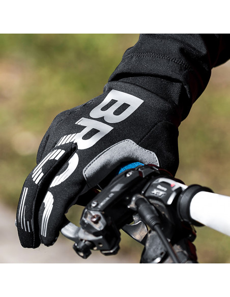 
Ilgos izoliuotos dviračių pirštinės, M dydis - juodos ir pilkos
