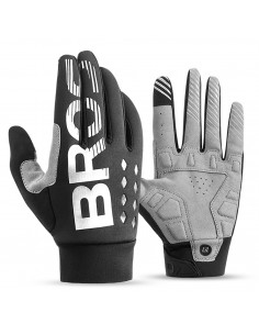 
Ilgos izoliuotos dviračių pirštinės, XL dydžio - juodos ir pilkos
