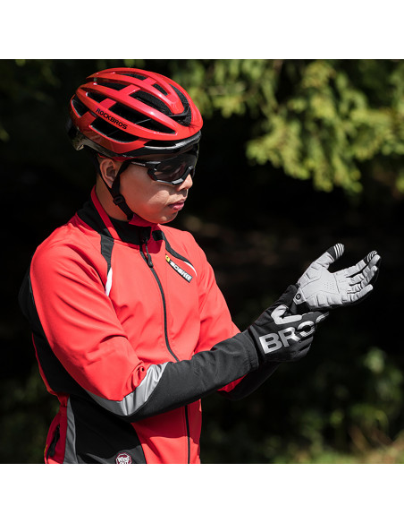 
Ilgos izoliuotos dviračių pirštinės, XXL dydis - juodos ir pilkos
