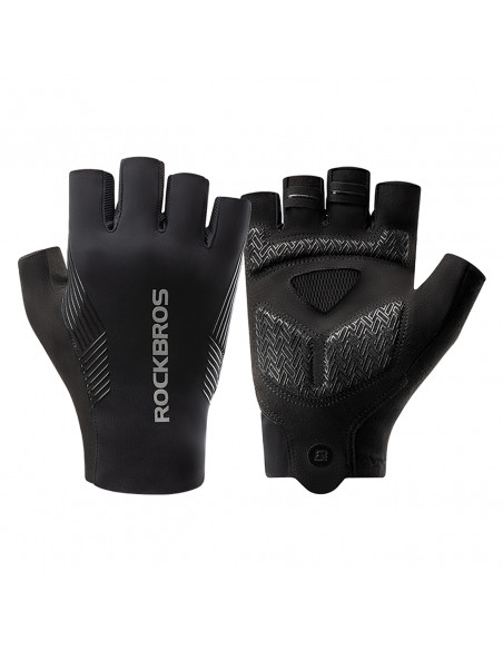 
Trumpos dviračių pirštinės be pirštų, S dydis - juodos
