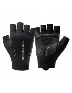 
Trumpos bepirštės dviratininko pirštinės, XXL dydis - juodos
