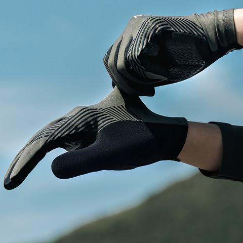 
Visiškai amortizuojančios dviračių pirštinės XXL dydžio - žalios
