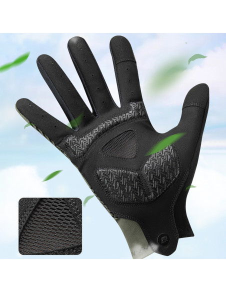 
Viso paviršiaus paminkštinimo dviratininko pirštinės, S dydis – žalios
