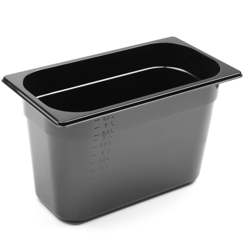 Maitinimo konteineris GN 1/3 juodas polikarbonatas 325x176x200mm 7,8L Hendi 862506 Maitinimo konteineris GN 1/3 juodas polikarbonatas 325x176x200mm 7,8L Hendi 862506