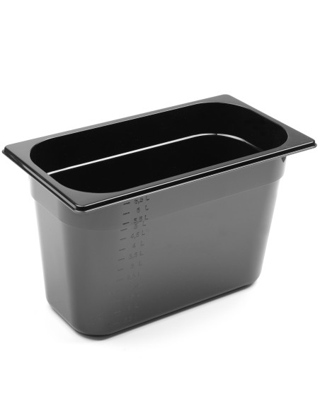Maitinimo konteineris GN 1/3 juodas polikarbonatas 325x176x200mm 7,8L Hendi 862506 Maitinimo konteineris GN 1/3 juodas polikarbonatas 325x176x200mm 7,8L Hendi 862506
