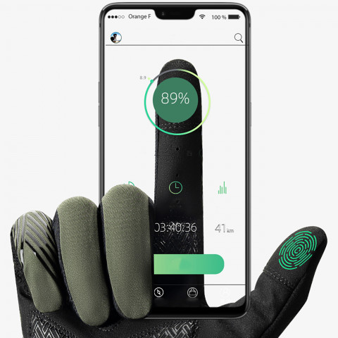 
Viso paviršiaus paminkštinimo dviratininko pirštinės, S dydis – juodos
