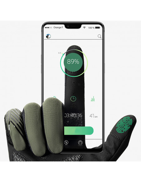 
Viso paviršiaus paminkštinimo dviratininko pirštinės, L dydžio – juodos
