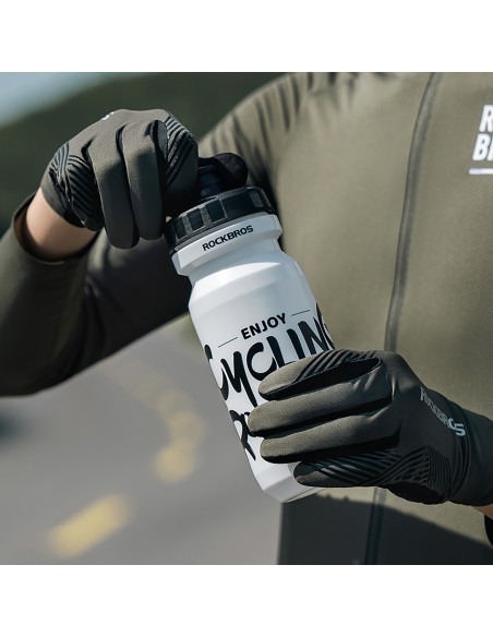 
Viso paviršiaus paminkštinimo dviratininko pirštinės, L dydžio – juodos
