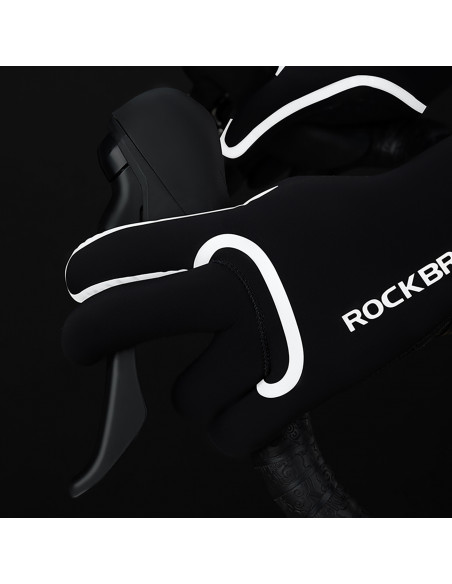 
Visiškai vandeniui atsparios dviratininko pirštinės, L/ XL dydžio - juodos
