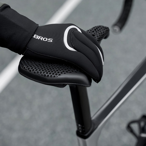 
Visiškai vandeniui atsparios dviratininko pirštinės S/ M dydžio - juodos
