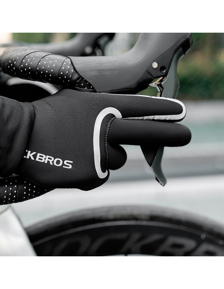 
Visiškai vandeniui atsparios dviratininko pirštinės S/ M dydžio - juodos
