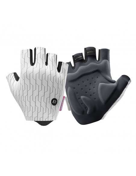 
MTB dviračių pirštinės, L dydis - baltos ir juodos
