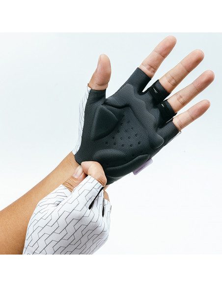 
MTB dviračių pirštinės, L dydis - baltos ir juodos
