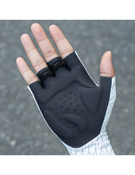 
Plento dviračių pirštinės S dydis - juodos ir baltos
