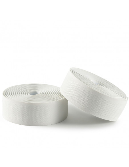 
EVA putplasčio dviračio vairo juosta su ryklio raštu – balta
