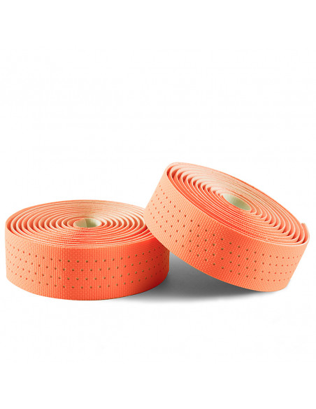 
Perforuota silikoninė dviračio vairo juosta - oranžinė
