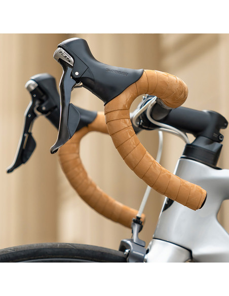 
Perforuota silikoninė dviračio vairo juosta - oranžinė
