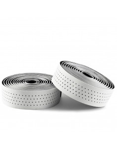 
Perforuota silikoninė dviračio vairo juosta - balta
