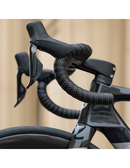 
Perforuota silikoninė dviračio vairo juosta - balta
