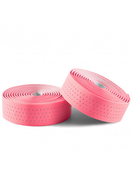 
Perforuota silikoninė dviračio vairo juosta - rožinė
