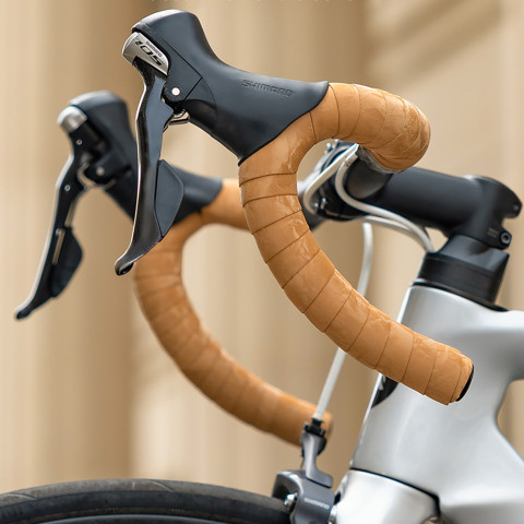 
Perforuota silikoninė dviračio vairo juosta - rožinė
