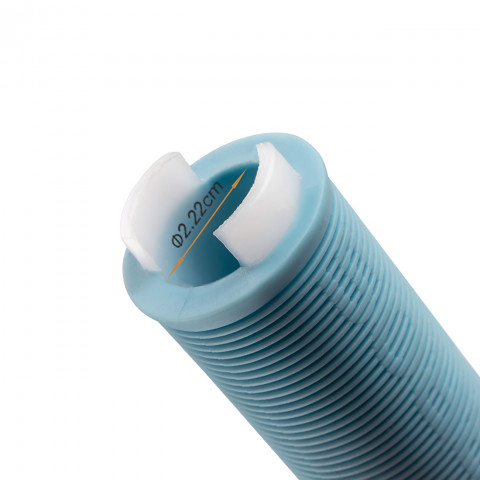 
Susuktos, neslystančios dviračių rankenos - juodos
