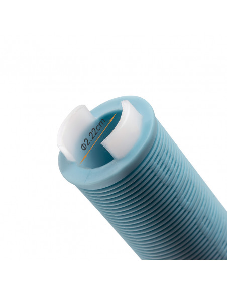 
Susuktos, neslystančios dviračių rankenos - juodos
