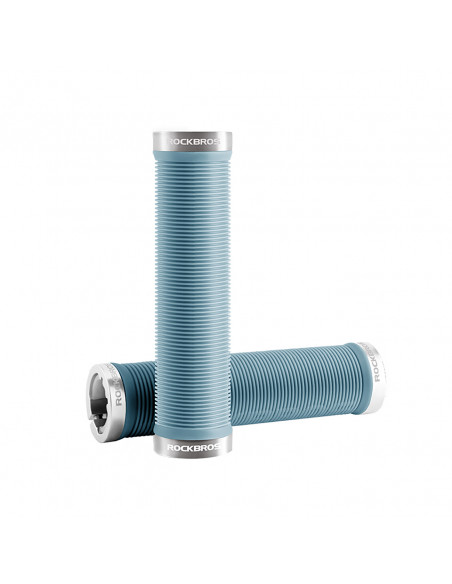 
Rankenos, susuktos, neslystančios dviračių rankenos - mėlynos
