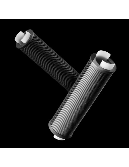 
Susuktos, neslystančios dviračių rankenos - žalios
