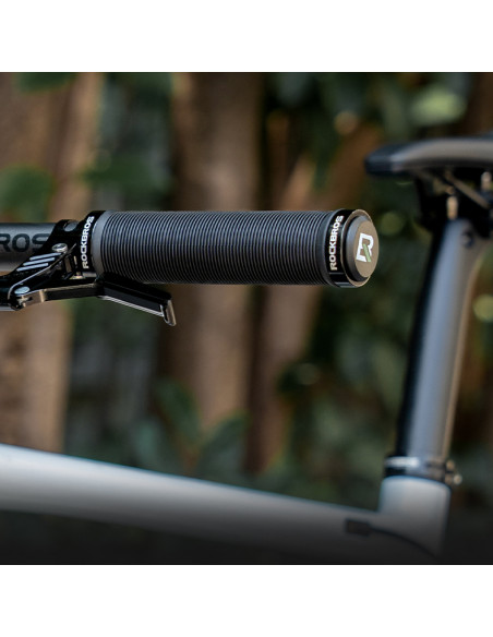 
Susuktos, neslystančios dviračių rankenos - žalios
