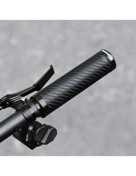 
Rankenos, tiesios, susuktos, neslystančios dviračių rankenos - juodos
