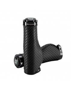 
Ergonomiškos, susuktos, neslystančios dviračių rankenos – juodos
