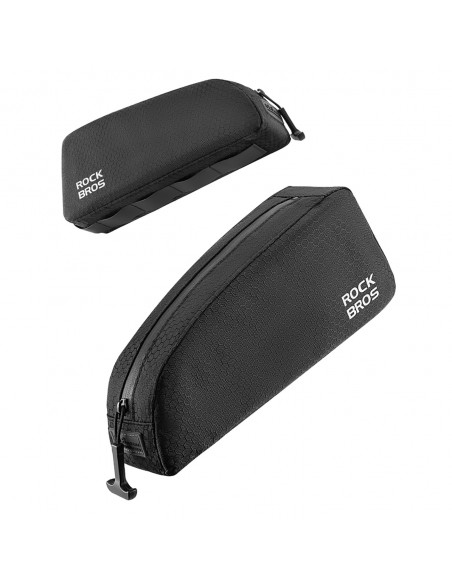 
Ant rėmo tvirtinamas dviračio krepšys, 0,9 l – juodas
