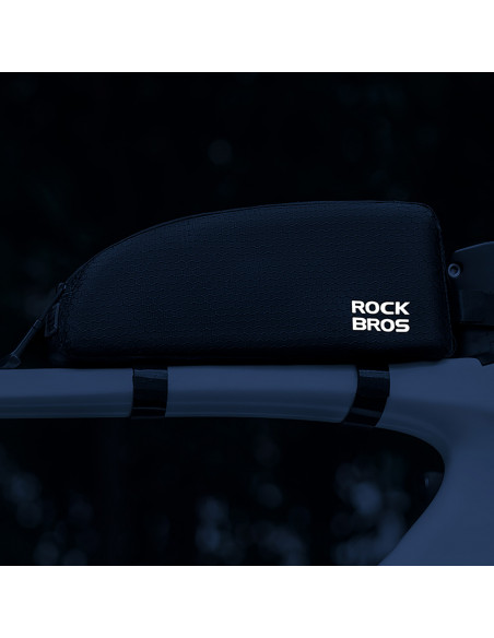 
Ant rėmo tvirtinamas dviračio krepšys, 0,9 l – juodas
