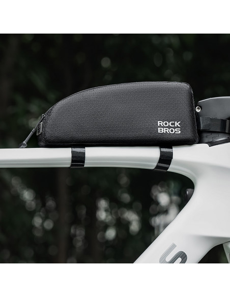
Ant rėmo tvirtinamas dviračio krepšys, 0,9 l – juodas
