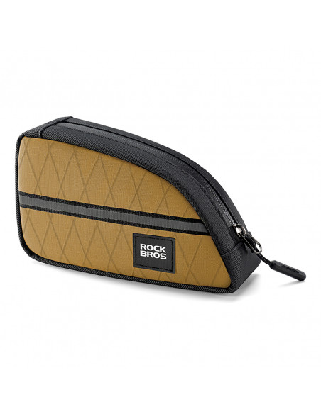 
Trikampis dviračio rėmo krepšys 0,8 l - rudas
