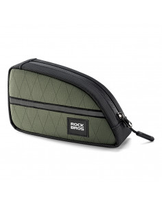 
Trikampis dviračio rėmo krepšys 0,8 l - žalias
