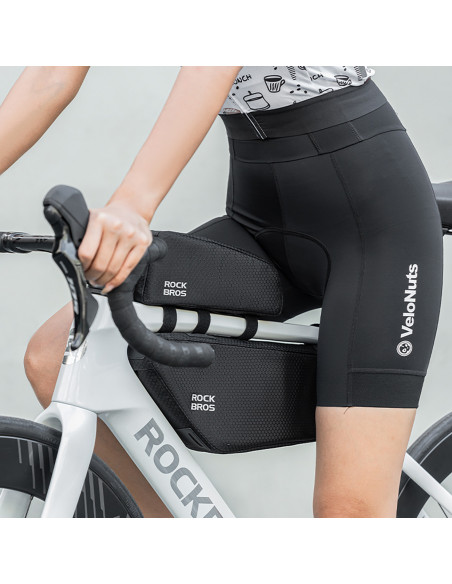 
Dviračio krepšys po rėmu, 2,9 l – juodas
