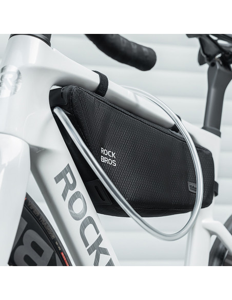 
Dviračio krepšys po rėmu, 2,9 l – juodas
