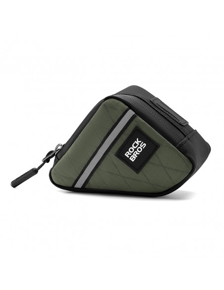 
Trikampis dviračio rėmo krepšys 0,25 l - žalias
