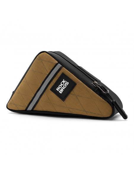 
Trikampis dviračio rėmo krepšys 0,3 l - rudas
