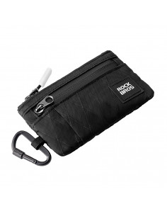 
Sportinė kelioninė piniginė su karabinu – juoda

