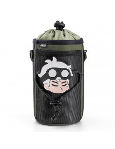 
Dviračio butelių krepšys su pečių dirželiu, 1 l – žalias
