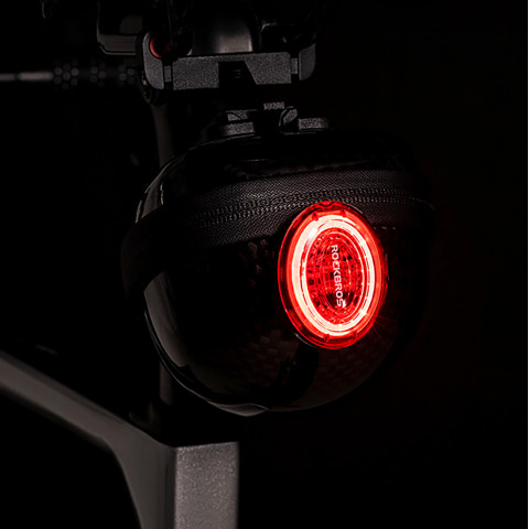 
Tvirtas dviračio krepšys, kieto apvalkalo balnelio krepšys, 0,4 l - juodas
