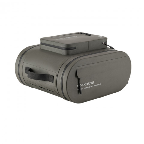 
Vandeniui atsparus dviračio krepšys, bagažinės dėklas, 14 l - pilkas
