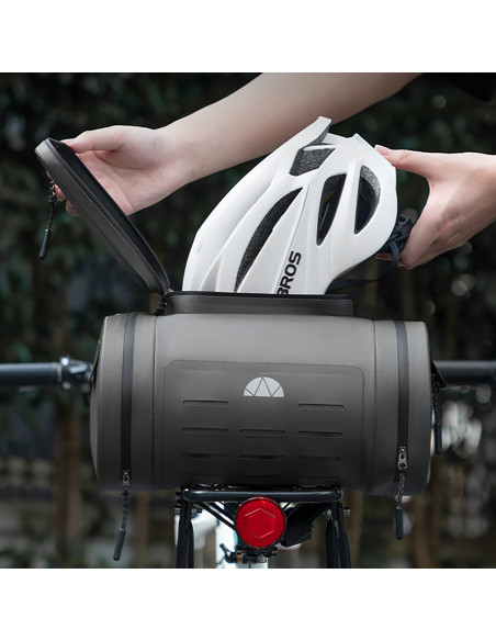 
Vandeniui atsparus dviračio krepšys, bagažinės dėklas, 14 l - pilkas
